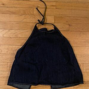 Zara denim halter top. Size medium